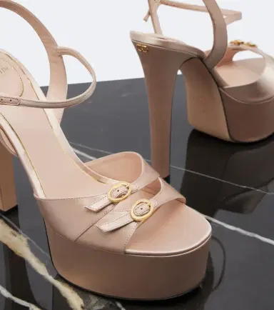 Valentino Garavani Crasher satin platform sandals | Thumbnail 3 Valentino Garavani Crasher satin platform sandals | Thumbnail 3
