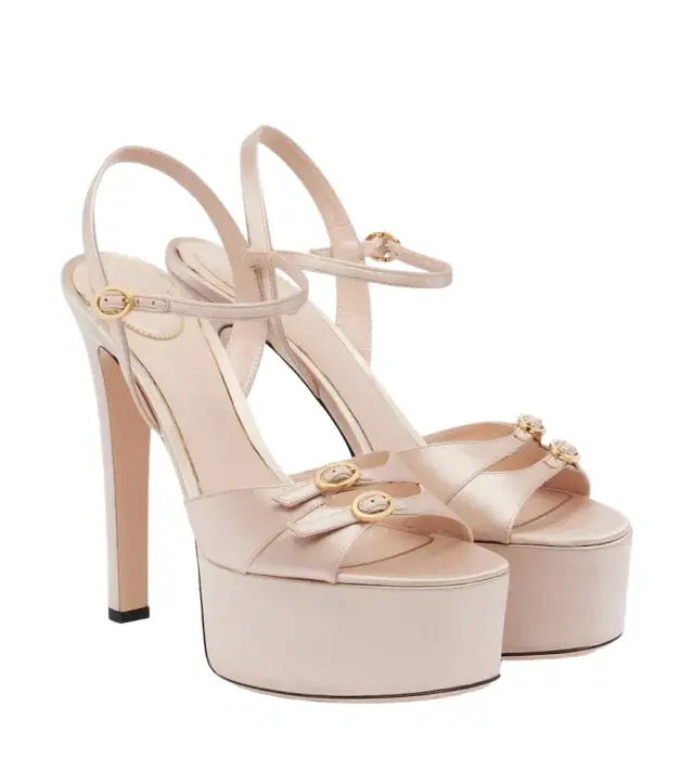 Crasher satin platform sandals Crasher satin platform sandals