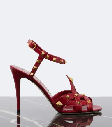 Valentino Garavani Studdy leather slingback sandals | Thumbnail 4 Valentino Garavani Studdy leather slingback sandals | Thumbnail 4