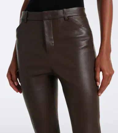 Vince Leather flared pants | Thumbnail 5 Vince Leather flared pants | Thumbnail 5