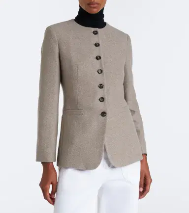 Max Mara Cashmere bouclé jacket | Thumbnail 4 Max Mara Cashmere bouclé jacket | Thumbnail 4