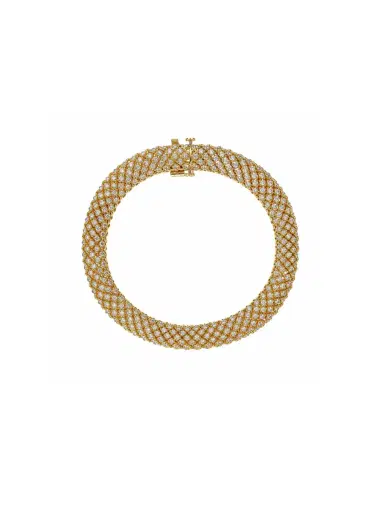 Wish Fine Jewelry 3.00ct Diamond 14K Gold Vintage Rope Bracelet | Thumbnail 2 Wish Fine Jewelry 3.00ct Diamond 14K Gold Vintage Rope Bracelet | Thumbnail 2