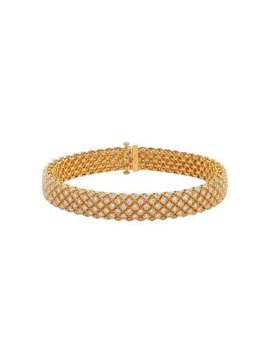 Wish Fine Jewelry 3.00ct Diamond 14K Gold Vintage Rope Bracelet | Thumbnail 1 Wish Fine Jewelry 3.00ct Diamond 14K Gold Vintage Rope Bracelet | Thumbnail 1