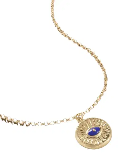 L’Atelier Nawbar Little Dream Of Clarity 18-karat Gold Lapis Lazuli Necklace | Thumbnail 1 L’Atelier Nawbar Little Dream Of Clarity 18-karat Gold Lapis Lazuli Necklace | Thumbnail 1