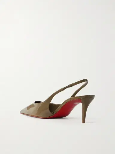 Christian Louboutin Miss Z 60 Patent-leather Slingback Pumps | Thumbnail 3 Christian Louboutin Miss Z 60 Patent-leather Slingback Pumps | Thumbnail 3