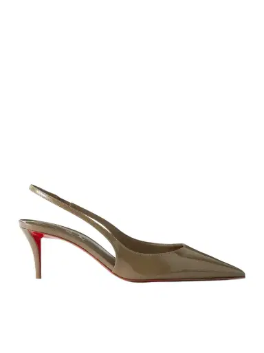 Christian Louboutin Miss Z 60 Patent-leather Slingback Pumps | Thumbnail 1 Christian Louboutin Miss Z 60 Patent-leather Slingback Pumps | Thumbnail 1