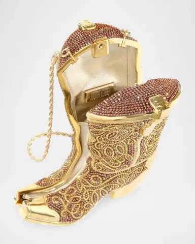 Judith Leiber Couture Crystal Cowboy Boot Clutch Bag | Thumbnail 2 Judith Leiber Couture Crystal Cowboy Boot Clutch Bag | Thumbnail 2