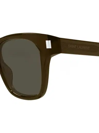 Saint Laurent Women's Vertical Web 55MM Square Sunglasses - Brown | Thumbnail 3 Saint Laurent Women's Vertical Web 55MM Square Sunglasses - Brown | Thumbnail 3