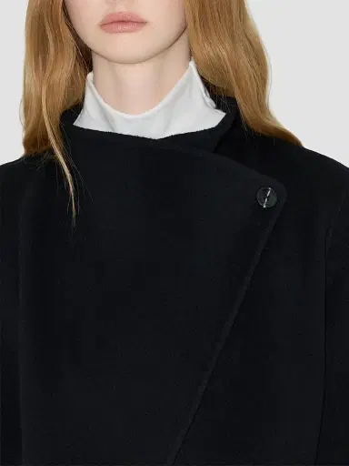 Soia & Kyo Women's Bree Double-Face Wool-Nylon Wrap Jacket - Black - Size Small | Thumbnail 5 Soia & Kyo Women's Bree Double-Face Wool-Nylon Wrap Jacket - Black - Size Small | Thumbnail 5