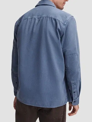 rag & bone Men's Overdyed Cotton Workwear Shirt | Thumbnail 3 rag & bone Men's Overdyed Cotton Workwear Shirt | Thumbnail 3