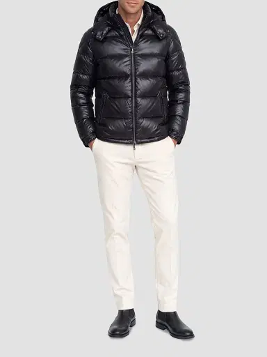 Gorski Men's Quilted Down Parka - Black | Thumbnail 2 Gorski Men's Quilted Down Parka - Black | Thumbnail 2