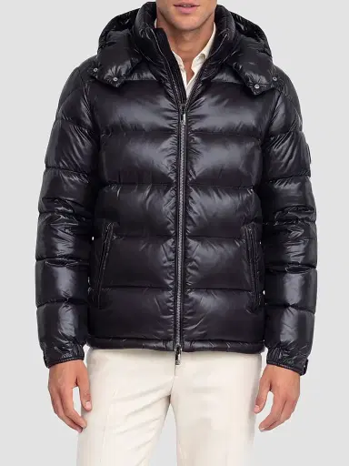 Gorski Men's Quilted Down Parka - Black | Thumbnail 3 Gorski Men's Quilted Down Parka - Black | Thumbnail 3