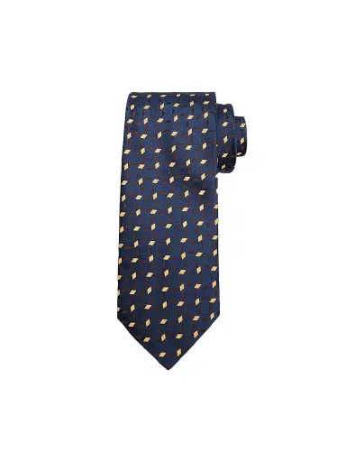 Charvet Men's Diamond Crisscross Pattern Silk Tie | Thumbnail 1 Charvet Men's Diamond Crisscross Pattern Silk Tie | Thumbnail 1