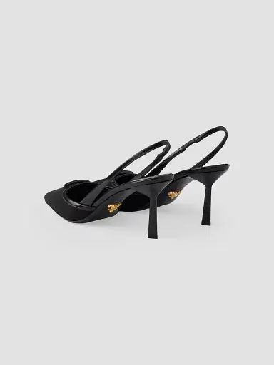 Prada Women's Fabric Slingback Pumps | Thumbnail 3 Prada Women's Fabric Slingback Pumps | Thumbnail 3