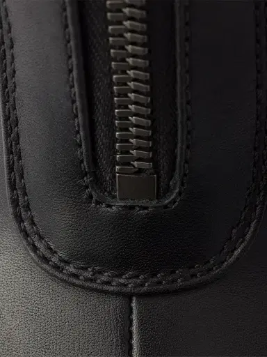 Prada Women's Leather Ankle Boots with Zipper | Thumbnail 5 Prada Women's Leather Ankle Boots with Zipper | Thumbnail 5