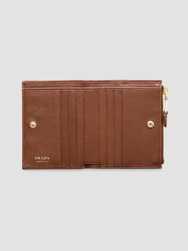 Prada Women's Leather Wallet - Brown | Thumbnail 2 Prada Women's Leather Wallet - Brown | Thumbnail 2