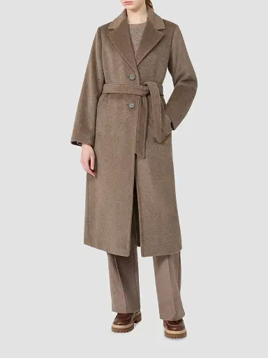 Weekend Max Mara Women's Wool and Alpaca Teddy Coat - Marron Glace | Thumbnail 3 Weekend Max Mara Women's Wool and Alpaca Teddy Coat - Marron Glace | Thumbnail 3