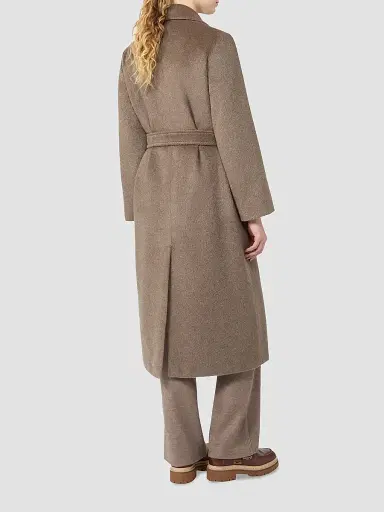 Weekend Max Mara Women's Wool and Alpaca Teddy Coat - Marron Glace | Thumbnail 4 Weekend Max Mara Women's Wool and Alpaca Teddy Coat - Marron Glace | Thumbnail 4