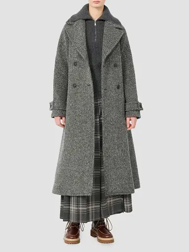Weekend Max Mara Women's Wool Zip Up Roll Neck Jumper - Dark Grey | Thumbnail 2 Weekend Max Mara Women's Wool Zip Up Roll Neck Jumper - Dark Grey | Thumbnail 2