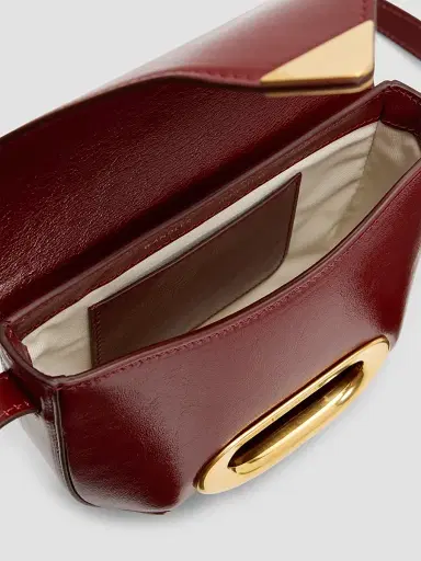 Wandler Women's Veneto Leather Crossbody Bag - Ruby Glaze | Thumbnail 3 Wandler Women's Veneto Leather Crossbody Bag - Ruby Glaze | Thumbnail 3