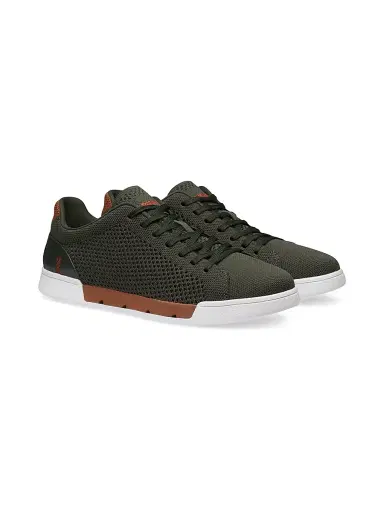 SWIMS Men's Breeze Tennis Knit Low-Top Sneakers - Forest Night | Thumbnail 2 SWIMS Men's Breeze Tennis Knit Low-Top Sneakers - Forest Night | Thumbnail 2
