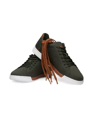 SWIMS Men's Breeze Tennis Knit Low-Top Sneakers - Forest Night | Thumbnail 4 SWIMS Men's Breeze Tennis Knit Low-Top Sneakers - Forest Night | Thumbnail 4