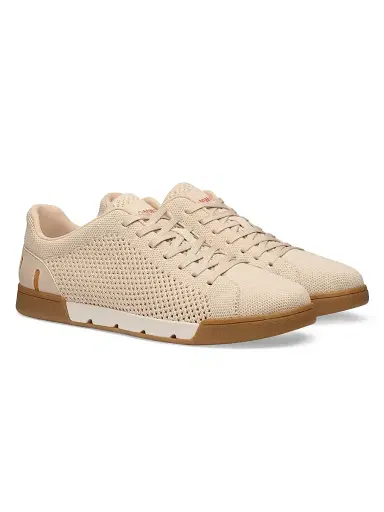 SWIMS Men's Breeze Tennis Knit Low-Top Sneakers - Warm Sand | Thumbnail 2 SWIMS Men's Breeze Tennis Knit Low-Top Sneakers - Warm Sand | Thumbnail 2