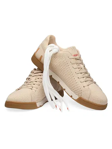 SWIMS Men's Breeze Tennis Knit Low-Top Sneakers - Warm Sand | Thumbnail 4 SWIMS Men's Breeze Tennis Knit Low-Top Sneakers - Warm Sand | Thumbnail 4