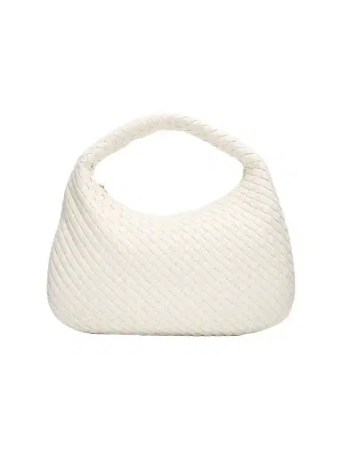 Bottega Veneta Women's Veneta Padded Intrecciato Leather Shoulder Bag - Alabaster Muse Brass | Thumbnail 1 Bottega Veneta Women's Veneta Padded Intrecciato Leather Shoulder Bag - Alabaster Muse Brass | Thumbnail 1