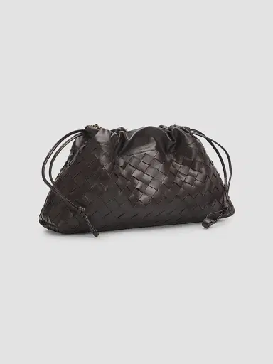 Bottega Veneta Women's Dustbag Notte Intrecciato Leather Chain Shoulder Bag - Fondant Brass | Thumbnail 3 Bottega Veneta Women's Dustbag Notte Intrecciato Leather Chain Shoulder Bag - Fondant Brass | Thumbnail 3