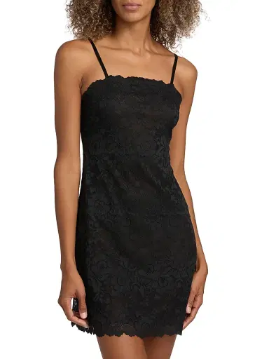 Natori Women's Peony Lace Nightgown - Black - Size Medium | Thumbnail 3 Natori Women's Peony Lace Nightgown - Black - Size Medium | Thumbnail 3