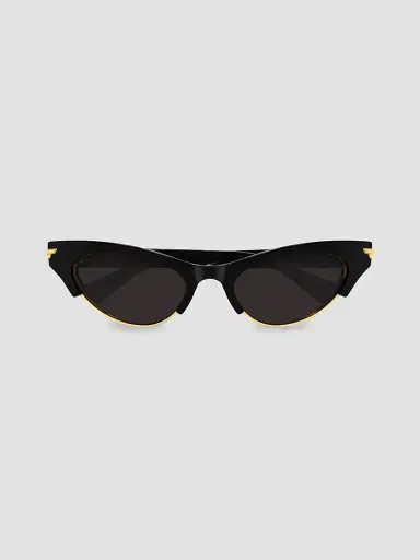 Bottega Veneta Women's Bold Ribbon 52MM Cat-Eye Sunglasses - Black | Thumbnail 2 Bottega Veneta Women's Bold Ribbon 52MM Cat-Eye Sunglasses - Black | Thumbnail 2