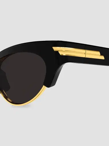 Bottega Veneta Women's Bold Ribbon 52MM Cat-Eye Sunglasses - Black | Thumbnail 3 Bottega Veneta Women's Bold Ribbon 52MM Cat-Eye Sunglasses - Black | Thumbnail 3