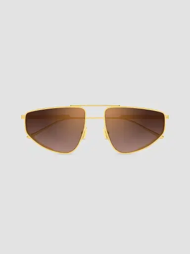 Bottega Veneta Women's Light Ribbon 59MM Geometric Sunglasses - Gold Brown | Thumbnail 2 Bottega Veneta Women's Light Ribbon 59MM Geometric Sunglasses - Gold Brown | Thumbnail 2