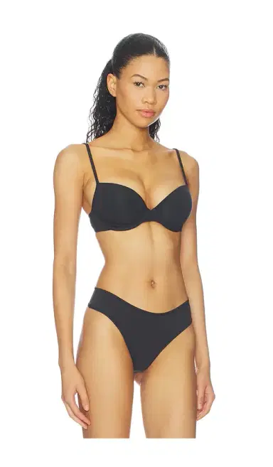 Skims Everybody Cotton Lightly Lined Demi Bra | Thumbnail 2 Skims Everybody Cotton Lightly Lined Demi Bra | Thumbnail 2