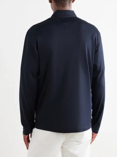 Slowear Zanone Cotton and Silk-Blend Jersey Polo Shirt - Men | Thumbnail 4 Slowear Zanone Cotton and Silk-Blend Jersey Polo Shirt - Men | Thumbnail 4