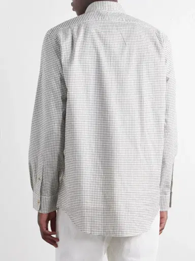 Polo Ralph Lauren Checked Cotton-Poplin Shirt - Men | Thumbnail 4 Polo Ralph Lauren Checked Cotton-Poplin Shirt - Men | Thumbnail 4