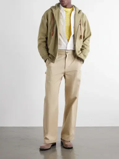 Loewe Anagram-Embroidered Cotton-Jersey Zip-Up Hoodie - Men | Thumbnail 2 Loewe Anagram-Embroidered Cotton-Jersey Zip-Up Hoodie - Men | Thumbnail 2