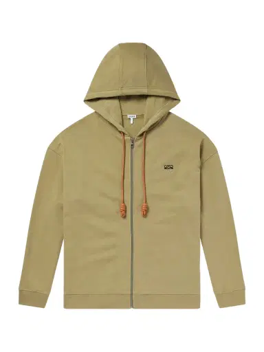 Loewe Anagram-Embroidered Cotton-Jersey Zip-Up Hoodie - Men | Thumbnail 1 Loewe Anagram-Embroidered Cotton-Jersey Zip-Up Hoodie - Men | Thumbnail 1