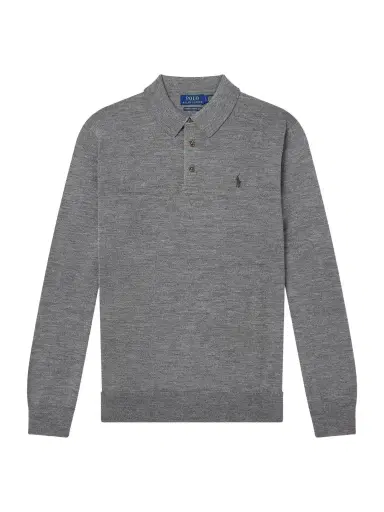 Polo Ralph Lauren Logo-Embroidered Wool Polo Shirt - Men | Thumbnail 1 Polo Ralph Lauren Logo-Embroidered Wool Polo Shirt - Men | Thumbnail 1
