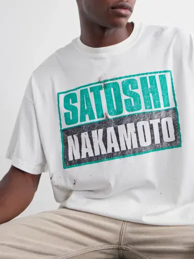 Satoshi Nakamoto Minute Man Logo-Print Distress Cotton-Jersey T-Shirt - Men | Thumbnail 5 Satoshi Nakamoto Minute Man Logo-Print Distress Cotton-Jersey T-Shirt - Men | Thumbnail 5
