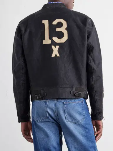 RRL Logo-Embroidered Cotton Bomber Jacket - Men | Thumbnail 4 RRL Logo-Embroidered Cotton Bomber Jacket - Men | Thumbnail 4