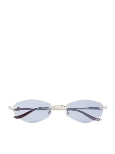 Cartier Eyewear Panthère de Cartier Round-Frame Silver-Tone Sunglasses - Men | Thumbnail 1 Cartier Eyewear Panthère de Cartier Round-Frame Silver-Tone Sunglasses - Men | Thumbnail 1