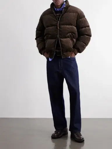 Polo Ralph Lauren Logo-Embroidered Quilted Cotton-Corduroy Down Jacket - Men | Thumbnail 2 Polo Ralph Lauren Logo-Embroidered Quilted Cotton-Corduroy Down Jacket - Men | Thumbnail 2