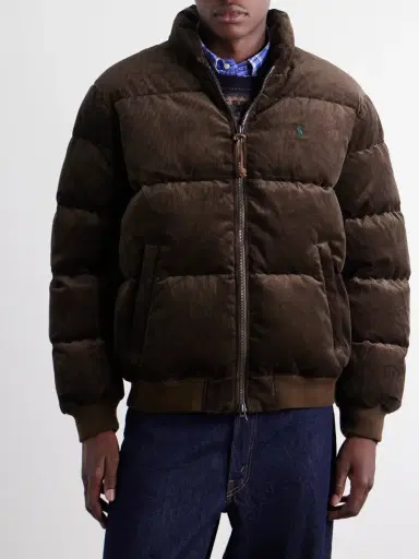 Polo Ralph Lauren Logo-Embroidered Quilted Cotton-Corduroy Down Jacket - Men | Thumbnail 3 Polo Ralph Lauren Logo-Embroidered Quilted Cotton-Corduroy Down Jacket - Men | Thumbnail 3