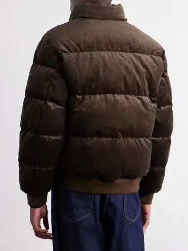 Polo Ralph Lauren Logo-Embroidered Quilted Cotton-Corduroy Down Jacket - Men | Thumbnail 4 Polo Ralph Lauren Logo-Embroidered Quilted Cotton-Corduroy Down Jacket - Men | Thumbnail 4