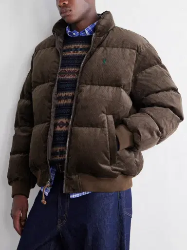 Polo Ralph Lauren Logo-Embroidered Quilted Cotton-Corduroy Down Jacket - Men | Thumbnail 5 Polo Ralph Lauren Logo-Embroidered Quilted Cotton-Corduroy Down Jacket - Men | Thumbnail 5