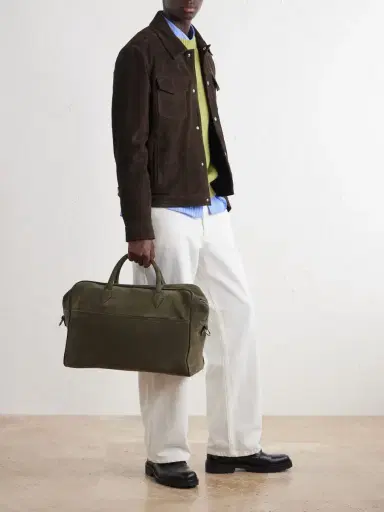 Métier Closer Two Day Suede Weekend Bag - Men | Thumbnail 2 Métier Closer Two Day Suede Weekend Bag - Men | Thumbnail 2