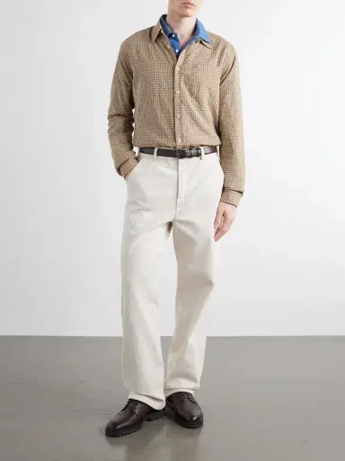 Oliver Spencer Straight-Leg Organic Cotton-Twill Trousers - Men | Thumbnail 2 Oliver Spencer Straight-Leg Organic Cotton-Twill Trousers - Men | Thumbnail 2