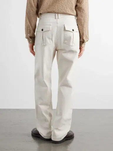 Oliver Spencer Straight-Leg Organic Cotton-Twill Trousers - Men | Thumbnail 4 Oliver Spencer Straight-Leg Organic Cotton-Twill Trousers - Men | Thumbnail 4
